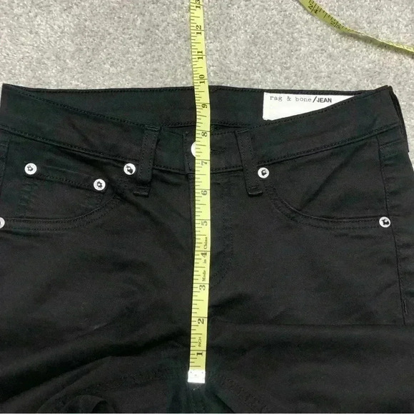 Rag & Bone Skinny Black Jeans - Picture 4 of 10